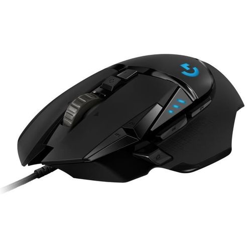 Souris Gamer - Filaire - G502 Hero - Noir