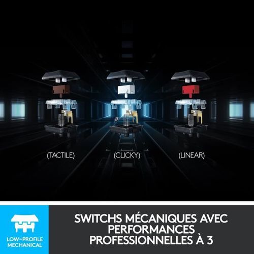 Clavier Gaming Mécanique - G915 Lightspeed Rvb - Gl Tactile Switch