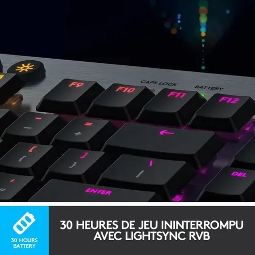Clavier Gaming Mécanique - G915 Lightspeed Rvb - Gl Tactile Switch