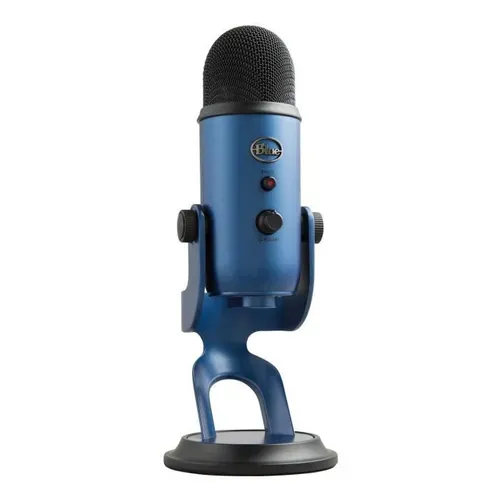 Microphone USB - Blue Yeti - Pour Enregistrement, Streaming, Gaming, Podcast Sur PC Ou Mac - Bleu