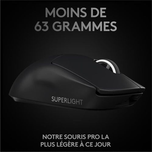 Souris Gaming Sans Fil G Pro X Superlight 16.000 Dpi Noir