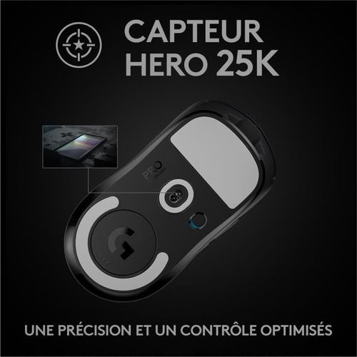 Souris Gaming Sans Fil G Pro X Superlight 16.000 Dpi Noir