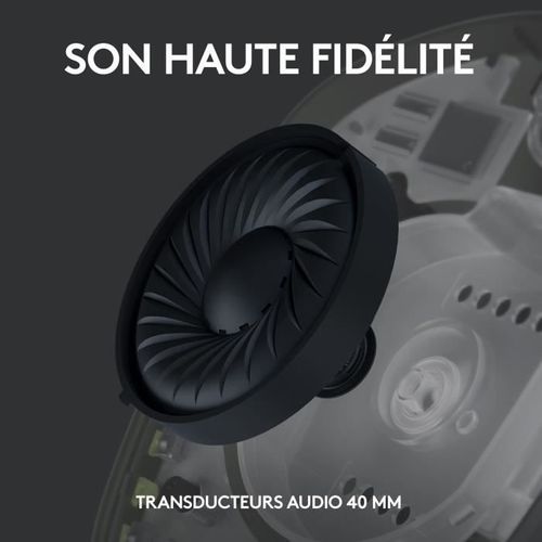 Casque Gamer - Sans Fil - G435 Lightspeed - Noir