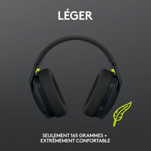 Casque Gamer - Sans Fil - G435 Lightspeed - Noir