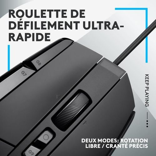 Souris Gamer - Filaire - G - G502 X - Noir