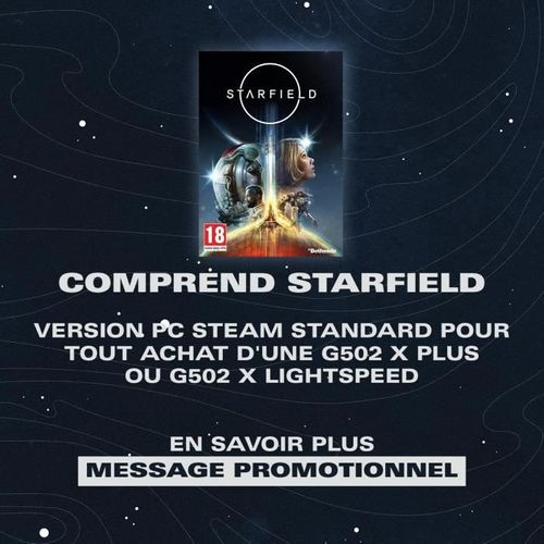 Souris Gamer - Sans Fil - G - G502 X Lightspeed - Noir