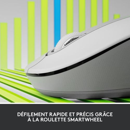 Souris - Sans Fil - Signature M650 L - Blanc - Droitier