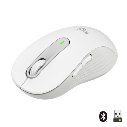 Souris - Sans Fil - Signature M650 L - Blanc - Droitier