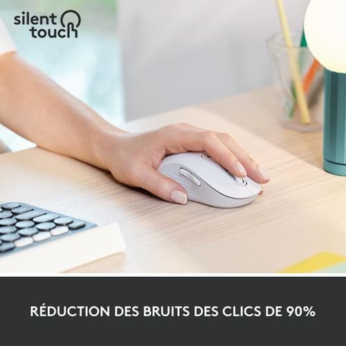 Souris Sans Fil Signature M650 L - Gauche - Pour Mains Larges, Silencieuse, Bluetooth