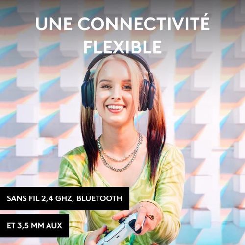 Casque Gamer - Sans Fil - Logitech - A30 - Xbox, PC, Mobile - Bleu Marine