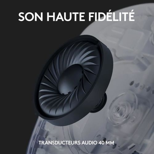 Casque Gamer - Sans Fil - G435 Lightspeed - Blanc