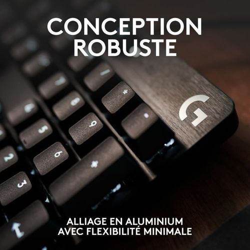 Clavier Gamer - Filaire - G413 Tkl Se - Rétroéclairé - Azerty - Noir