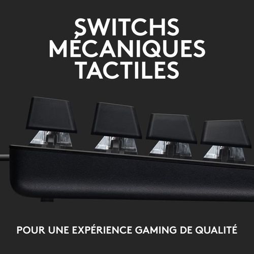 Clavier Gamer - Filaire - G413 Tkl Se - Rétroéclairé - Azerty - Noir
