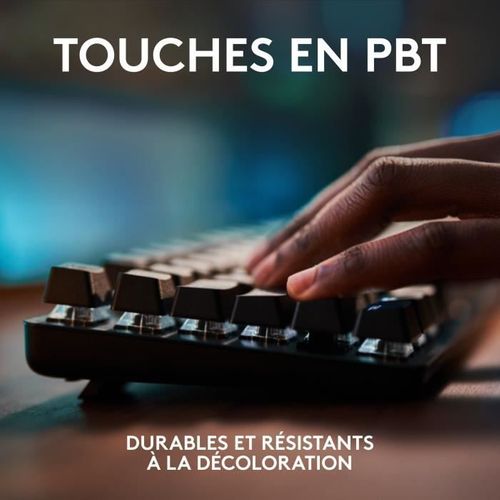 Clavier Gamer - Filaire - G413 Tkl Se - Rétroéclairé - Azerty - Noir
