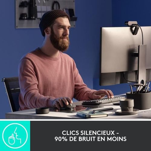 Souris - Sans Fil - Logitech - Mx Master 3s - Gris Pâle