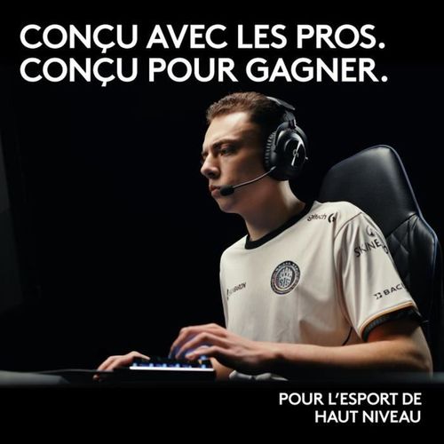 Casque Gaming Pro X 2 Lightspeed Sans Fil - Rose, 50 Mm Graphène