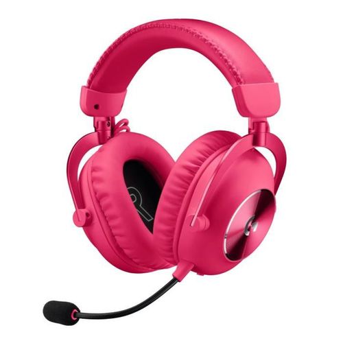 Casque Gaming Pro X 2 Lightspeed Sans Fil - Rose, 50 Mm Graphène