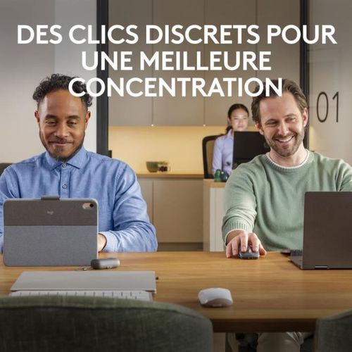 Souris Logitech Mx Anywhere 3s - Compacte - Defilement Rapide - Suivi Toute Surface En 8k Dpi - Rose