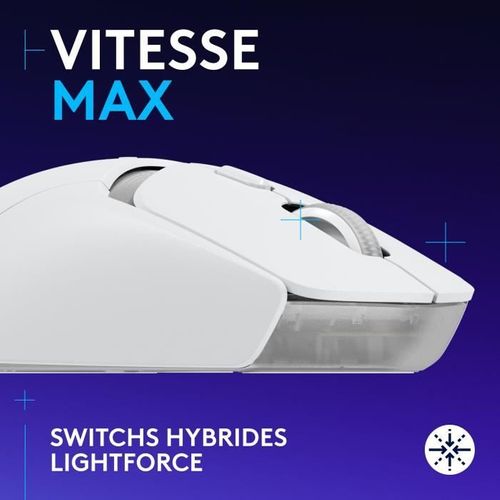 Souris Gamer - Sans Fil - Logitech G - G309 - Blanc