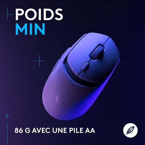 Souris Gamer - Sans Fil - Logitech G - G309 - Blanc