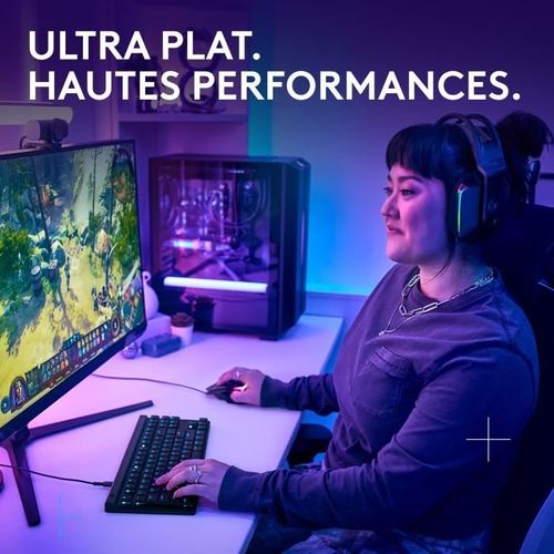Clavier Gamer - Filaire - Logitech G - G515 Tkl -  Mécanique - Rgb - Azerty - Noir