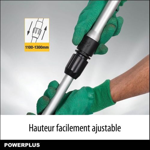 Coupe-bordures électrique 500 W, 320 Mm, Manche Télescopique En Aluminium