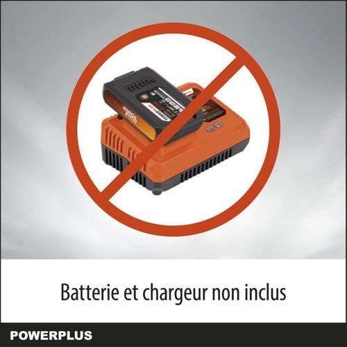 Powerplus Tronçonneuse à Batterie Powdpg7576 - 40 V - Guide De 350 Mm - Sans Batterie Ni Chargeur