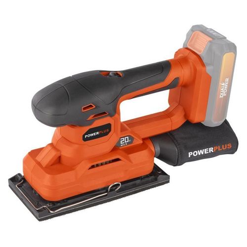 Ponceuse Vibrante Sans Fil 20v 187x90 Mm - Powdp50300 - Livrée Sans Batterie Ni Chargeur