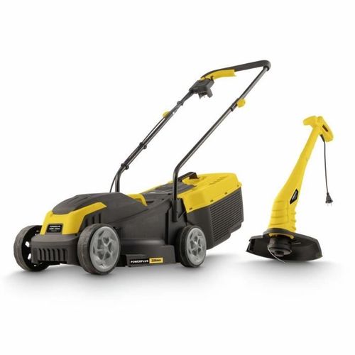 Tondeuse à Gazon Et Coupe-bordure Électrique - Powerplus - Powxg62205t- Tondeuse 1300 W Et 32 Mm Ø -
