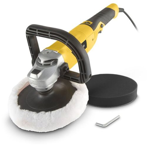 Polisseuse Angulaire 1200 W - Disque 180 Mm, 3 Tampons Inclus