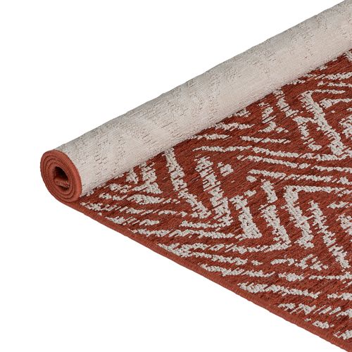 Tapis 160x230 cm DAYANA Terracota vue accessoires