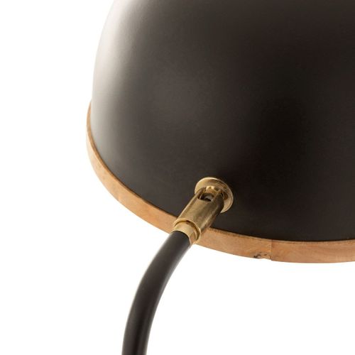 Lampadaire Design En Métal "evy" 130cm Noir