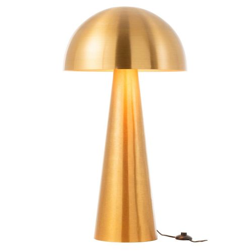 Lampadaire Design "champignon" 95cm Or Mat