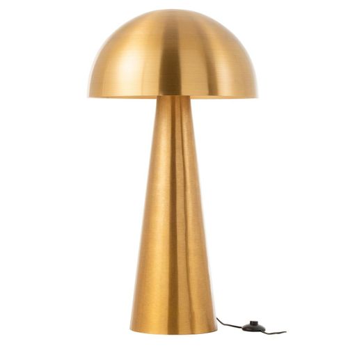 Lampadaire Design "champignon" 95cm Or Mat