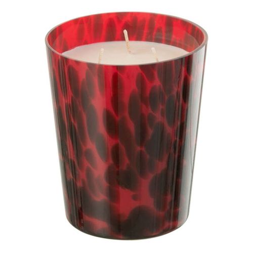 Bougie Parfumée "noa" 16cm Bois De Santal Rouge