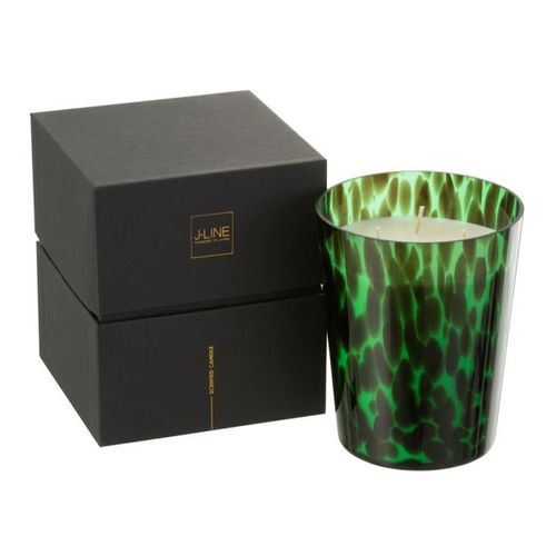Bougie Parfumée "noa" 16cm Bois De Santal Vert