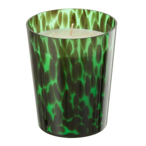 Bougie Parfumée "noa" 16cm Bois De Santal Vert