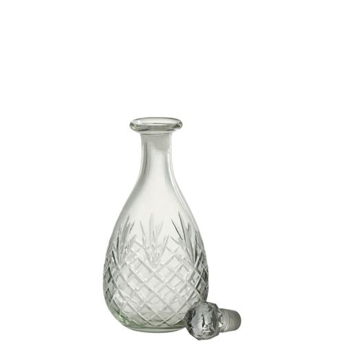 Carafe Design En Verre "faune" 26cm Transparent