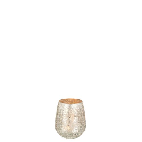 Photophore éclat De Verre "tom" 12cm Or