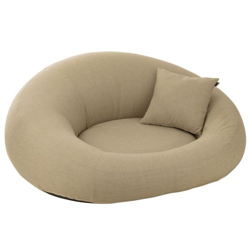 Pouf De Jardin "donut" 175cm Beige
