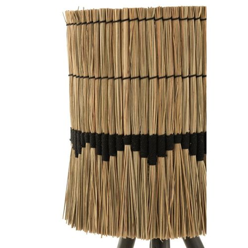 Abat-jour Déco "black Lombok" 42cm Naturel
