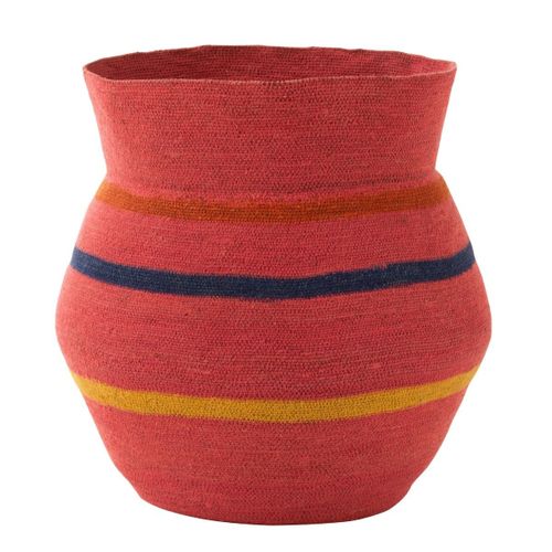 Panier Design Lignes "african Desire" 51cm Rose