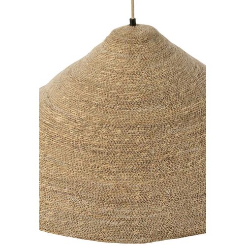 Lampe Suspension Chapeau "moonj" 80cm Naturel Clair