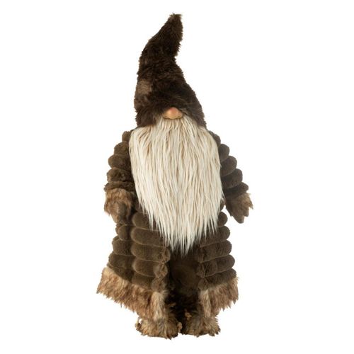 Statue Déco Lutin "forêt" 88cm Marron