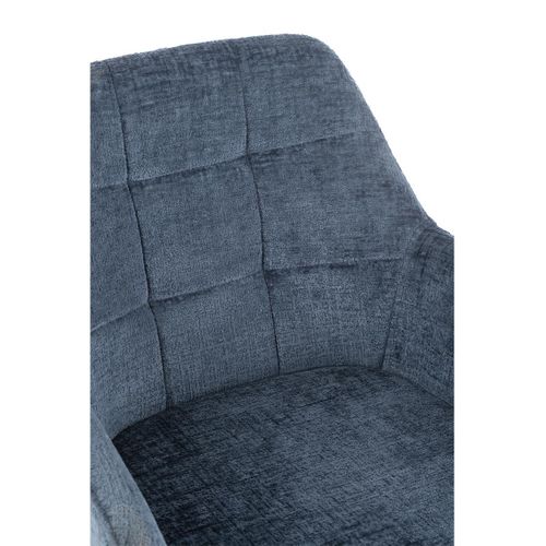 Chaise Design "louna" 85cm Bleu