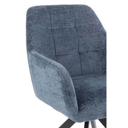 Chaise Design "louna" 85cm Bleu