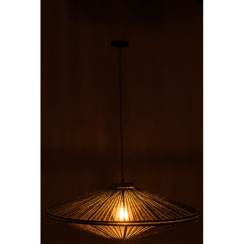 Lampe Suspension En Jute "dollie" 93cm Vert