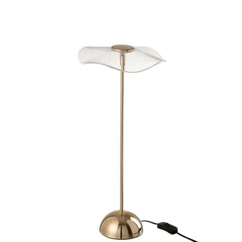 Lampe à Poser Fleur à LED En Métal "lela" 50cm Or