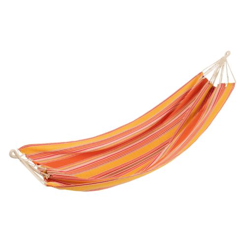 Hamac En Tissu "rayures" 200cm Orange