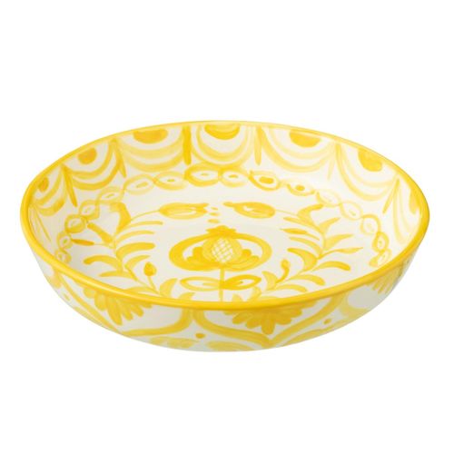 Coupelle Basse En Céramique "granada" 25cm Jaune